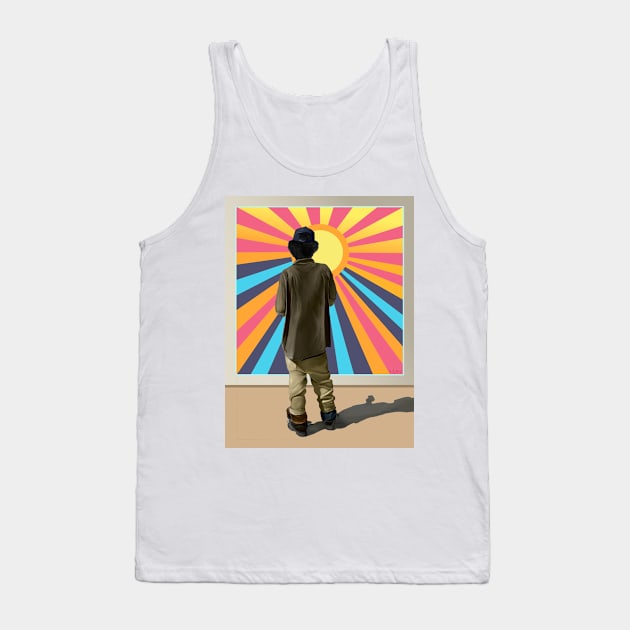 The Horizon_Variant Tank Top by UBiv Art Gallery